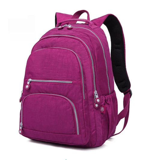 TEGAOTE Aesthetic School Backpacks for Teenagers Girl 2024 Nylon Waterproof Travel BackPack Purse Women Laptop Bagpack Mochila