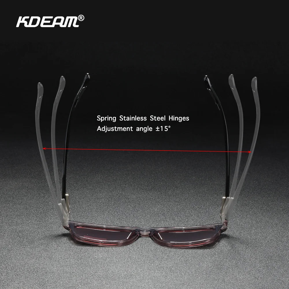 Polarized Sunglasses For Men Women TR90 Material Frame Spring