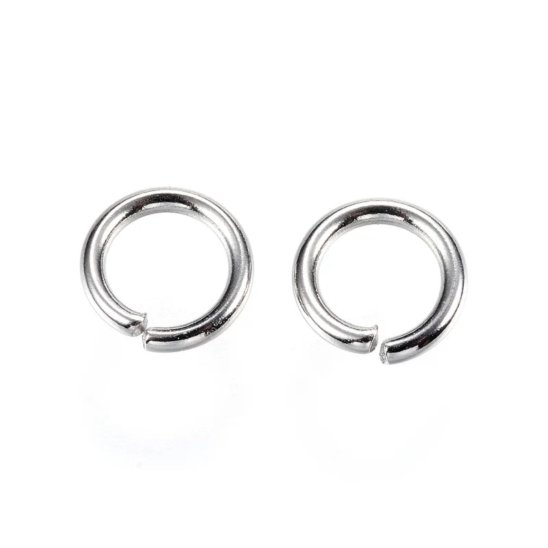 304 Stainless Steel Jump Rings Close Unsoldered Jump Rings for Jewelry Accessories Lovers 4mm 5mm 6mm 7mm 8mm 9mm 10mm