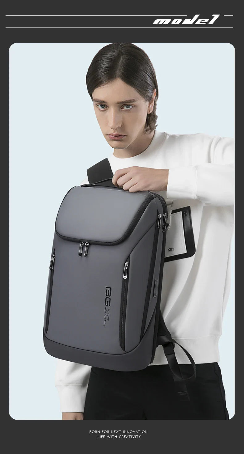 BANGE USB Charging Waterproof Laptop Backpack 17 Computer Bag Travel Business Hiking Backpacks School Back Pack Mochila For Men