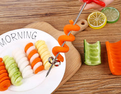 Vegetables Spiral Knife Potato Carrot Cucumber Chopper Easy Spiral Screw Slicer Cutter