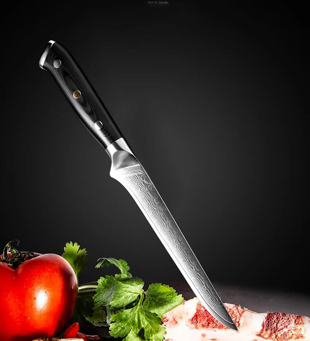 Damascus kitchen Knife 1-9PC 67 layers Japan Damascus steel Chef knife Sharp