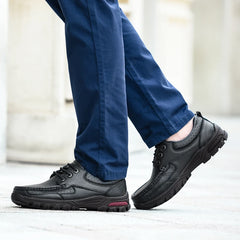 Handmade Genuine Leather Men Shoes sping autumn Business fashion Men Casual Shoes