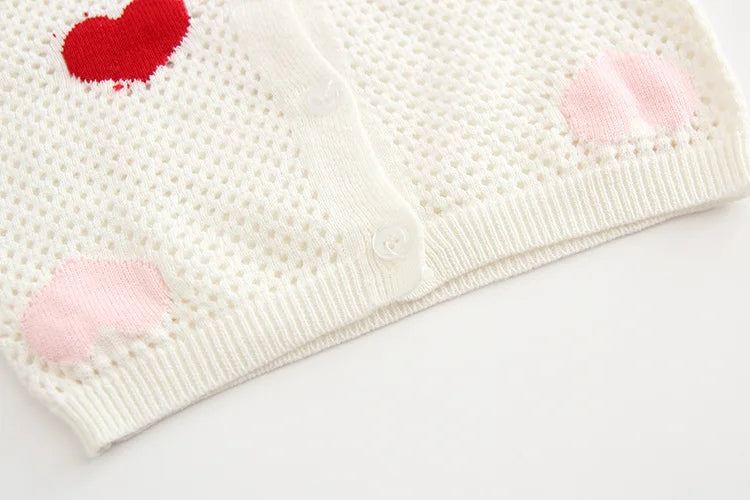 Girls Cardigans Sweater Jacket Kids Ivory Girl Coat Outcoat Shawl Girls Clothing