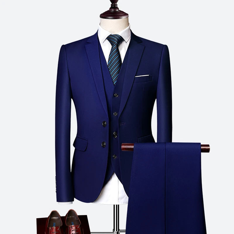 Tuxedo for Mens: Wedding suit men classical Men's Business suit 3 pieces Formal