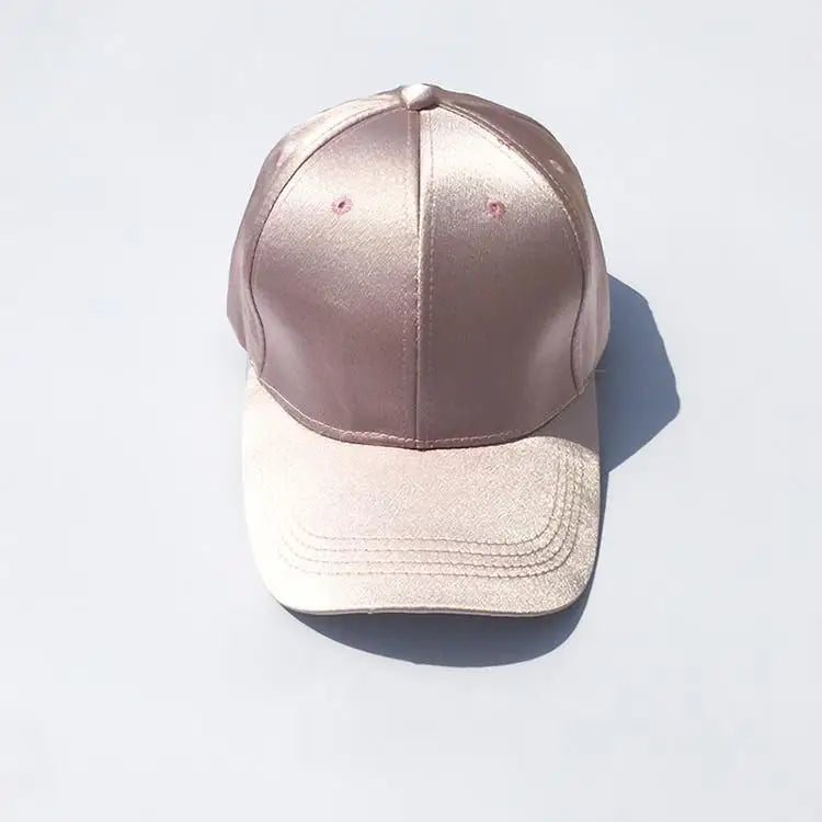 COKK Baseball Cap Women Hat Summer Hats For Women Men Satin Sold Baseball Cap Snapback Casquette Gorras Casual Sport Fashion