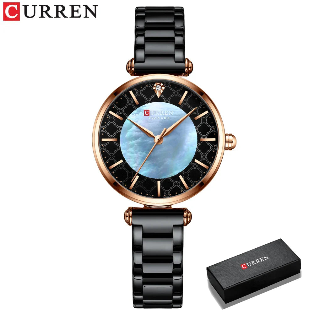 New Fashion Watch Women CURREN Top Brand Ladies Creative Steel Women Bracelet Watches Female Waterproof Clocks Relogio Feminino