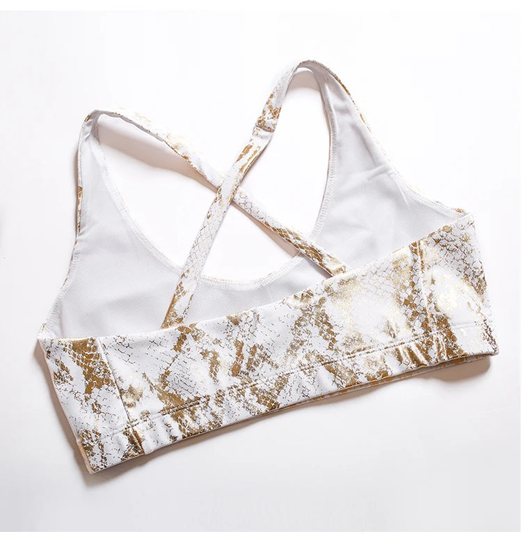 Women's Retro Metallic Snake Gym Leggings Blue Silver Shiny Legging Fitness Bottom