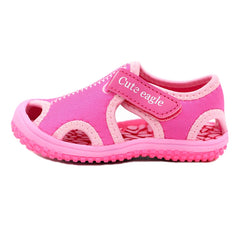 Children's sandals boys beach shoes solid bottom soft wear non-slip girls baby