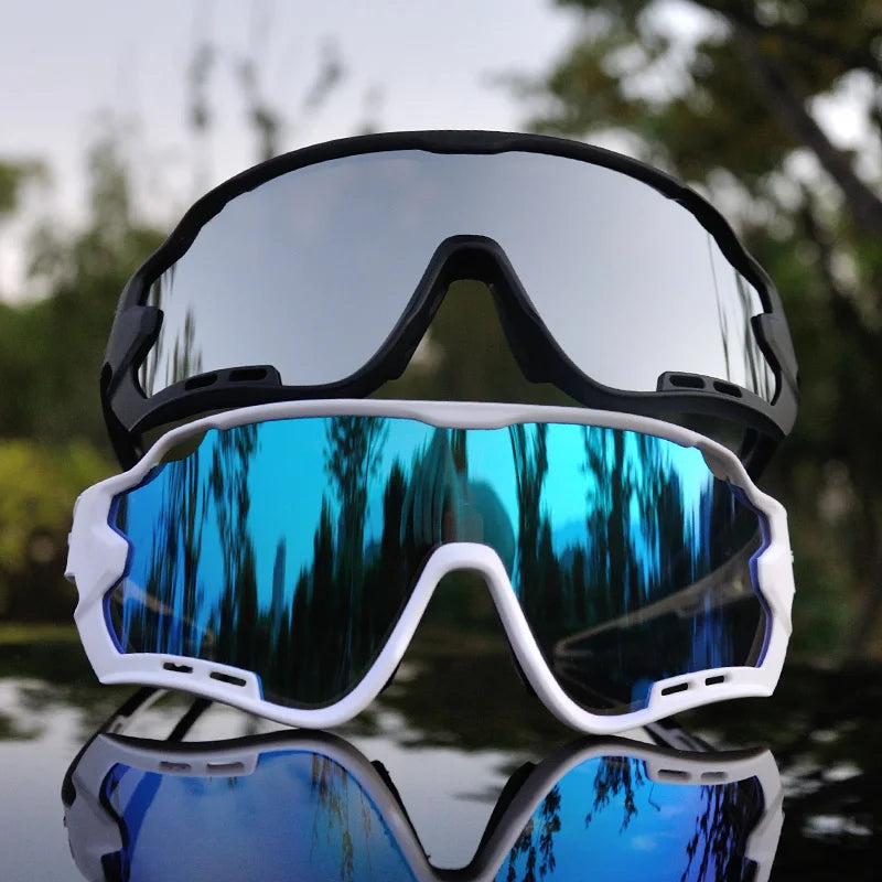 Bike Cycling Glasses Outdoor Sports Cycling Goggles UV400 4 Lens Cycling Eyewear