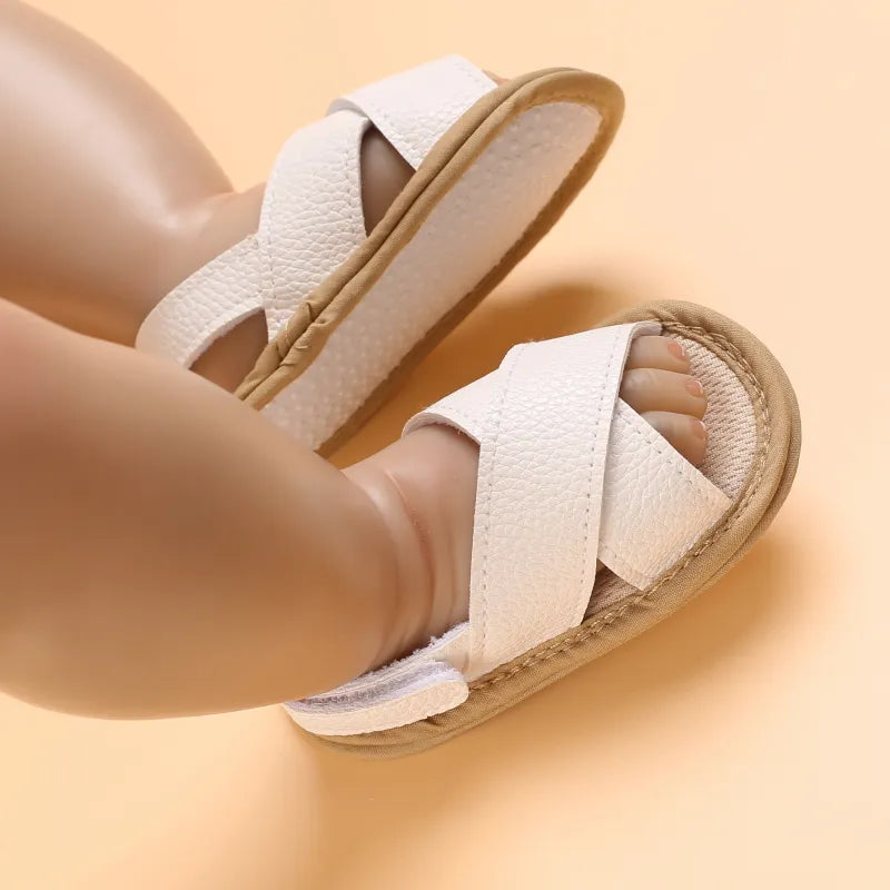 Prewalker New Summer Baby Cross Hollow Soft Soles Sandal 0-18 Month