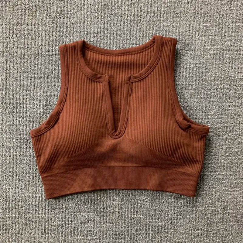 Seamless Sport Suit Yoga Suit Fitness Gym Clothes Women Gym Crop Top Yoga Shirts