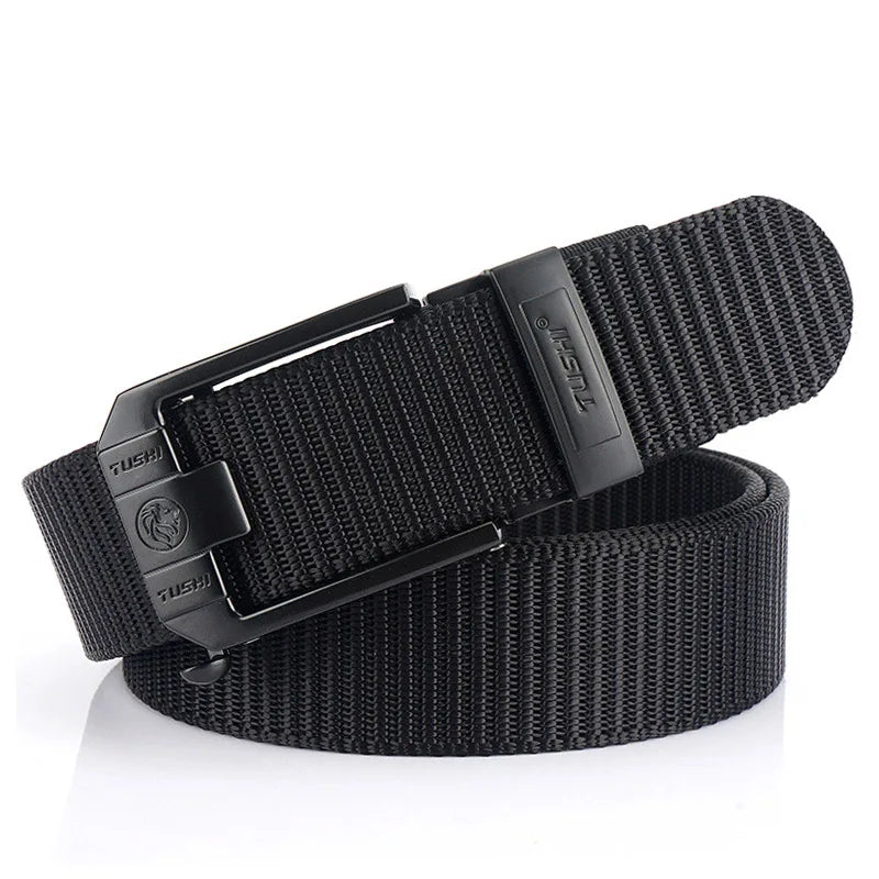 MEDYLA Tactical Belt Nylon Military Army belt Outdoor Metal Buckle Police Heavy Duty men's Training Hunting Belt