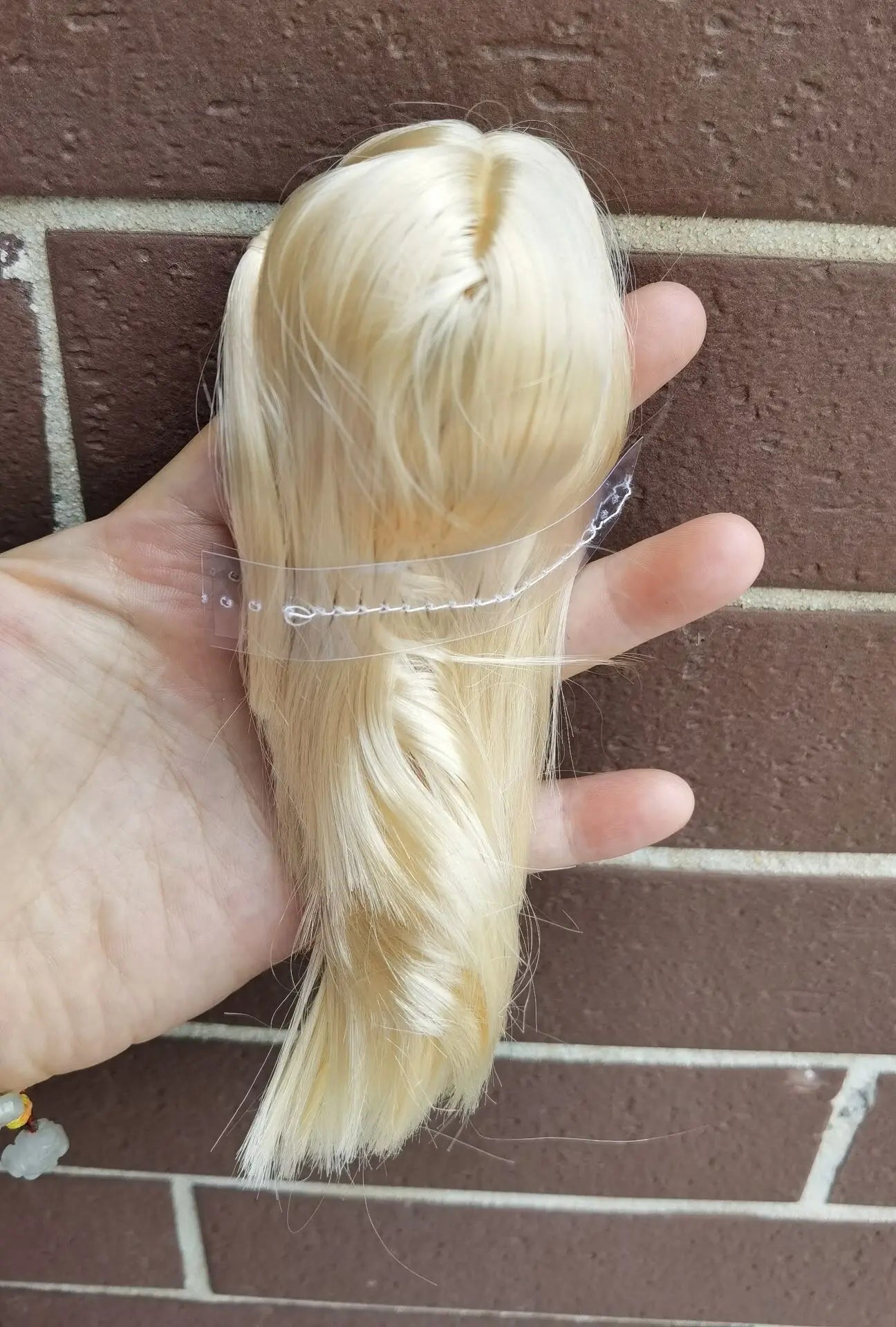 Wig For Doll Toy Head Princess Doll Head Candy Color DIY Toy Wig Children Birthday Gift Black Purple Pink Green Gold 1/6 1/4 Wig