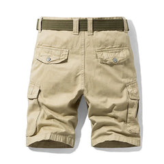 Men's Baggy Multi Pocket Military Cargo Shorts Mens Cotton Khaki Mens Tactical Shorts