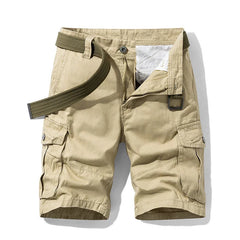 Men's Baggy Multi Pocket Military Cargo Shorts Mens Cotton Khaki Mens Tactical Shorts