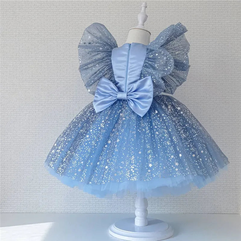 1-5 Years Baby Black Swan Prinsess Dress Girls Birthday Party Dresses Kids Christmas Children Sleeveless Tulle Tutu Clothings