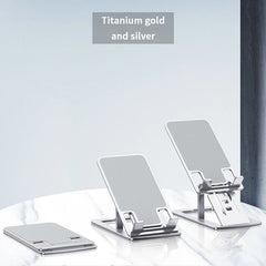 Tablet PC Desktop Stand Live Broadcast Portable Aluminum Alloy Folding Lazy Phone