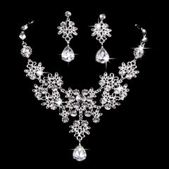 Multiple Colors Water Drop Wedding Bridal Formal Party Prom Jewelry Sets