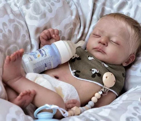 NPK Clearance 19inch Newborn Baby Reborn Doll Kit  Baby Kai Lifelike Soft Touch Fresh color Unfinished Doll Parts
