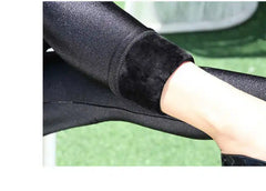 Autumn Winter Thick Leggings Fashion Solid Slim Pants Lady fleece Warm Leggings