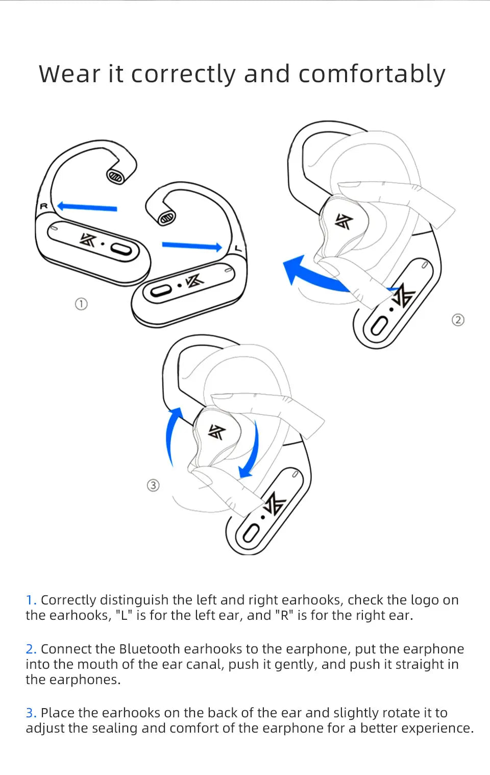 KZ AZ09 PRO Bluetooth 5.2 Cable Upgrade Wireless Ear Hook Earphone Cable With Charging Case For KZ ZAS ZAX ZSX AST ZS10 EDX PRO