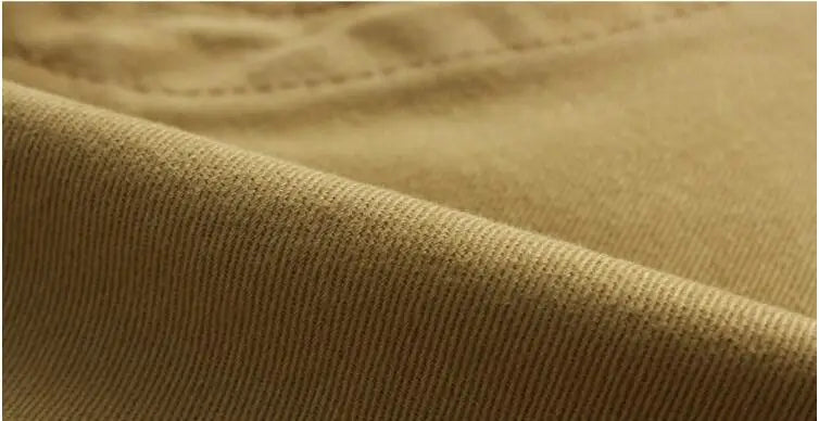 Men's Baggy Multi Pocket Military Cargo Shorts Mens Cotton Khaki Mens