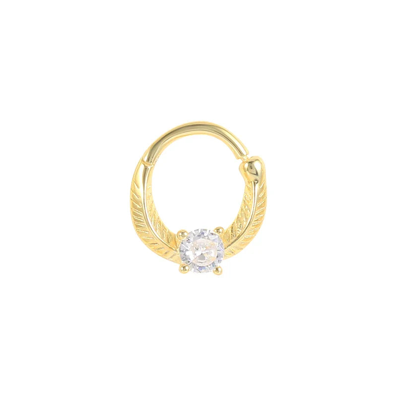 ROXI Multible Crystal Hoop Earrings for Women 2021 925 Sterling Silver Ear Nose Jewelry Earrings Heart Round joyas de plata 925