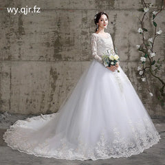 Bridal wedding dress Embroidered Lace on Net Full-sleeve Lace Up Mermaid