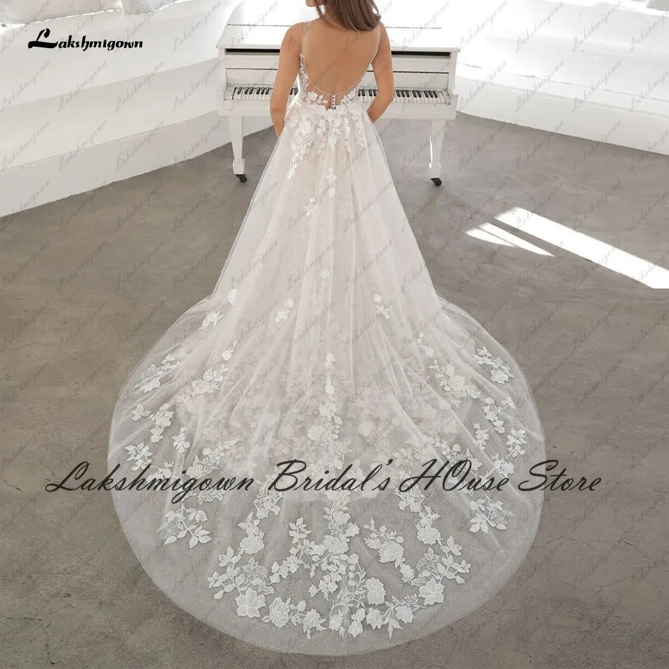 White Bridesmaid Dresses: Vintage Lace 2 in 1 Mermaid Wedding Gowns Backless