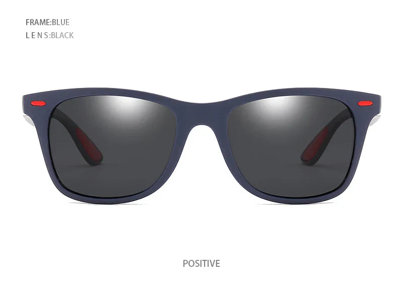 Hot Sale Polarized Sunglasses Men Women Classic Square Plastic Driving Sun Glasses Male Fashion Black Travelling Shades UV400