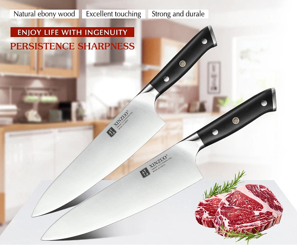 8.5'' Inch Chef Knife High Carbon Din 1.4116 Slicing Stainless Steel German