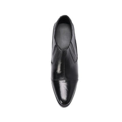 Classic Chelsea Men High Heels Increased Genuine Leather Shoes Pointed