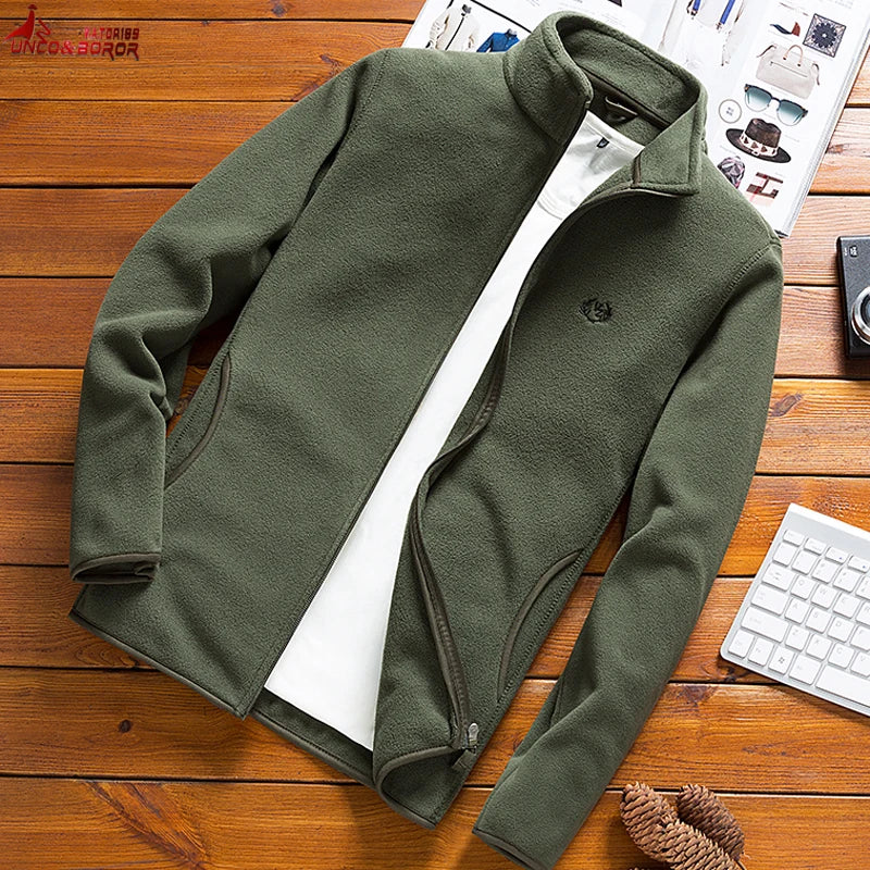 Streetwear Men Fleece Tactical Softshell Military Varsity Jacket outwear Sport jackets