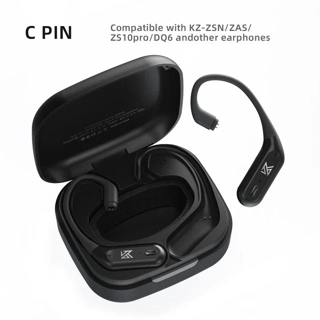 KZ AZ09 PRO Bluetooth 5.2 Cable Upgrade Wireless Ear Hook Earphone Cable With Charging Case For KZ ZAS ZAX ZSX AST ZS10 EDX PRO