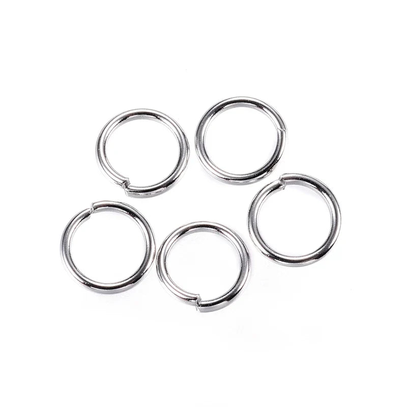 304 Stainless Steel Jump Rings Close Unsoldered Jump Rings for Jewelry Accessories Lovers 4mm 5mm 6mm 7mm 8mm 9mm 10mm
