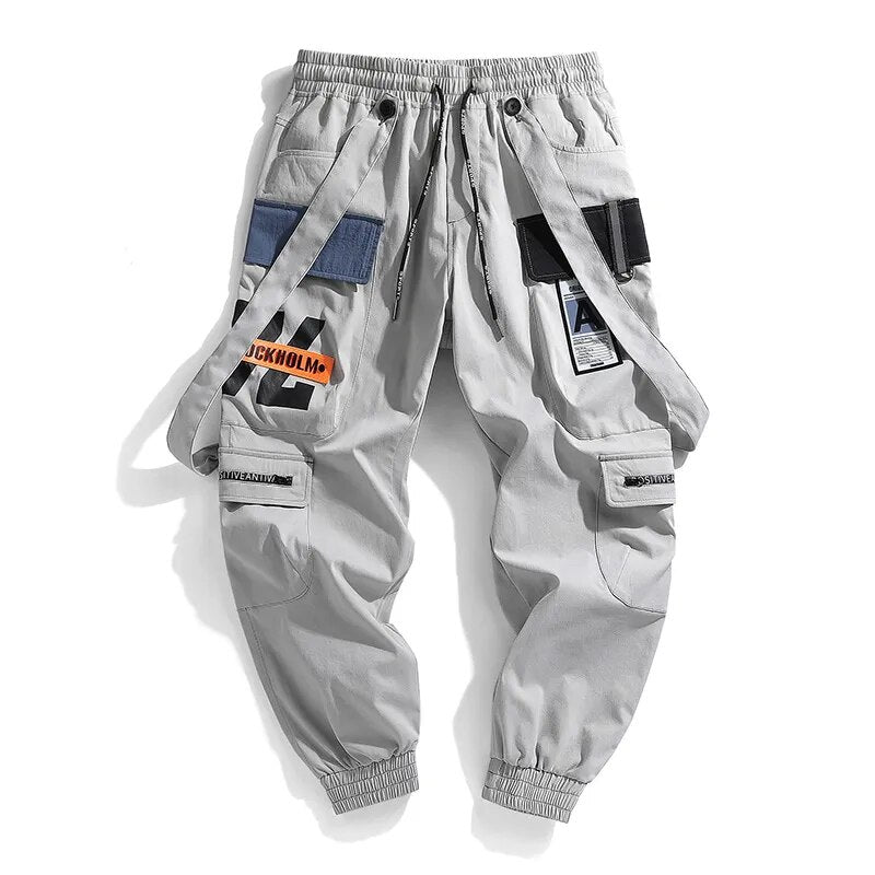 Leisure Sports Trousers Men Hip Hop Streetwear Beam Foot Cargo Pants Fashion