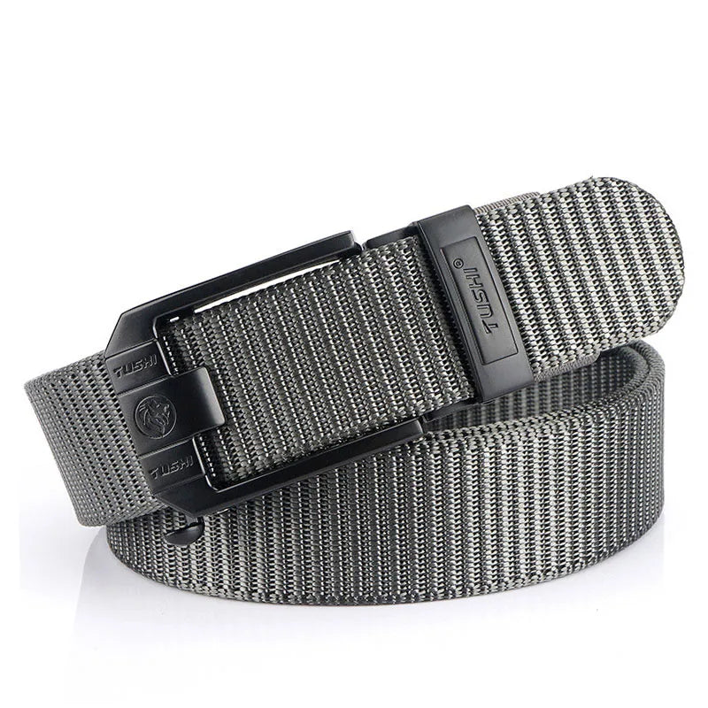 MEDYLA Tactical Belt Nylon Military Army belt Outdoor Metal Buckle Police Heavy Duty men's Training Hunting Belt