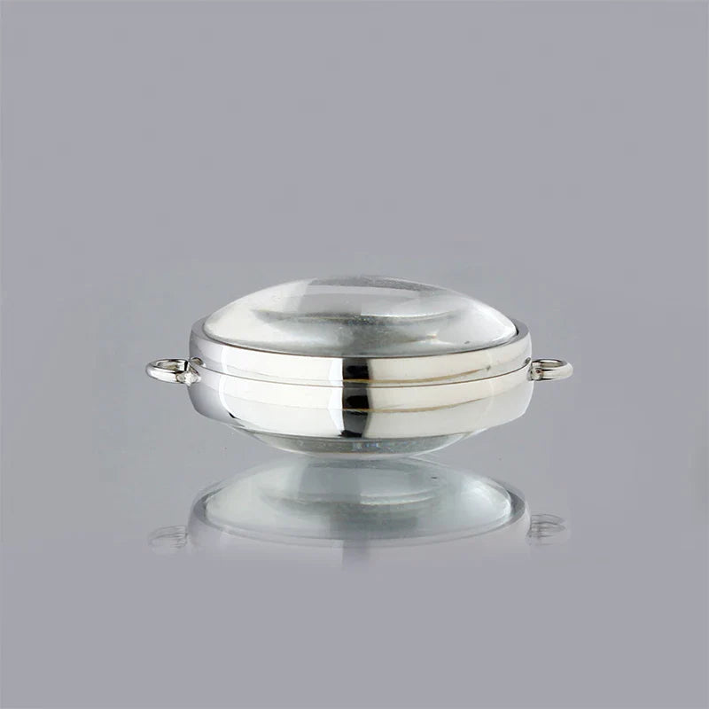 13pcs 17mm 23mm 28mm Women Bracelet Floating Locket Double Curved Glass Living Memory Locket Stainless Steel Jewelry Medallion