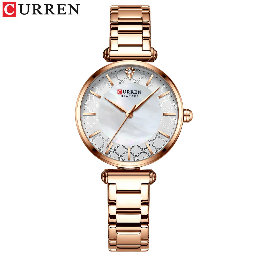 New Fashion Watch Women CURREN Top Brand Ladies Creative Steel Women Bracelet Watches Female Waterproof Clocks Relogio Feminino