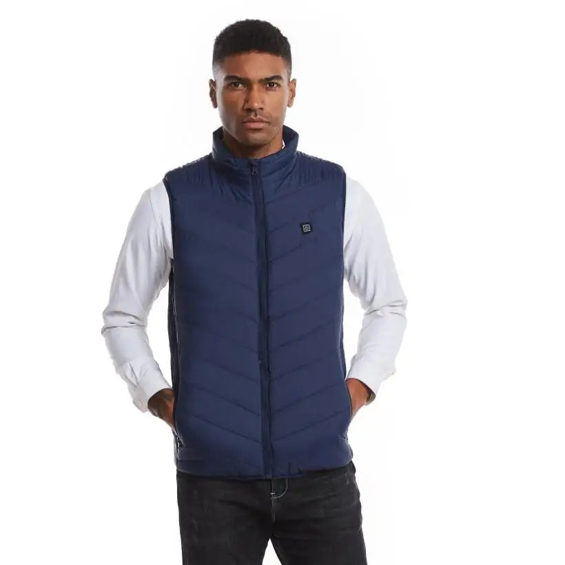 USB Heated Jacket Men Women Waterproof Jacket Down Cotton Hiking Coat