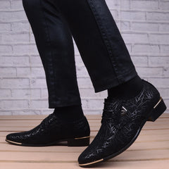 Men Wedding Shoes Microfiber Leather Formal Business Pointed Toe for Man Dress Shoes