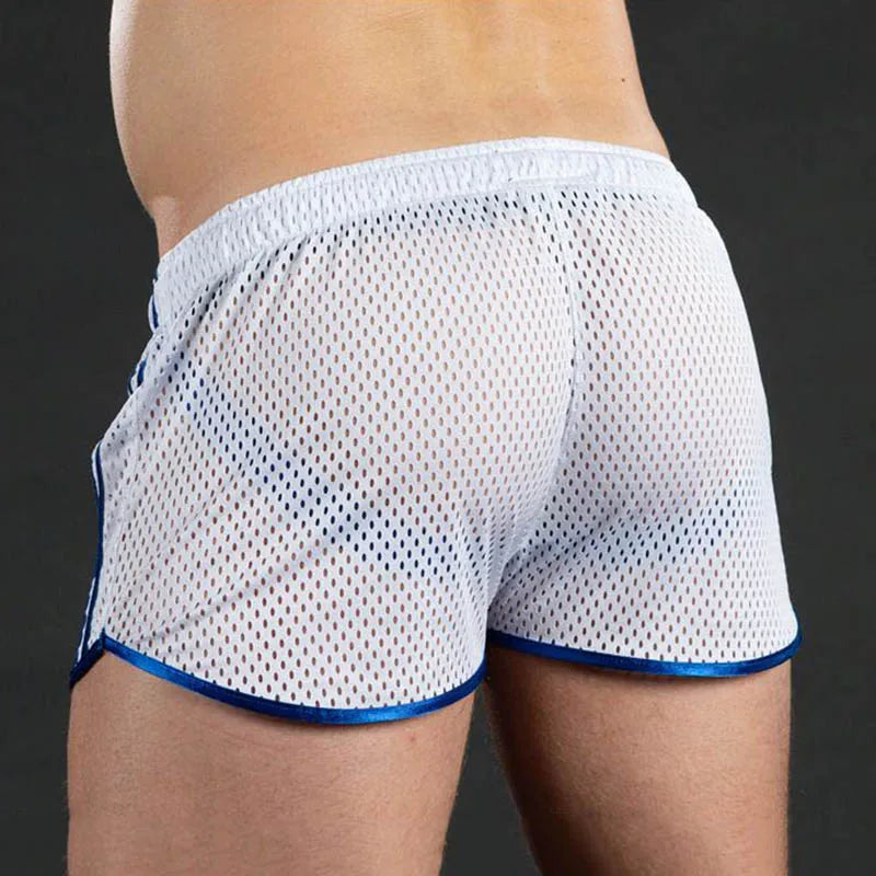 Gym Mens Sport Running Shorts Quick Dry grid Workout Short Pants GYM Wear
