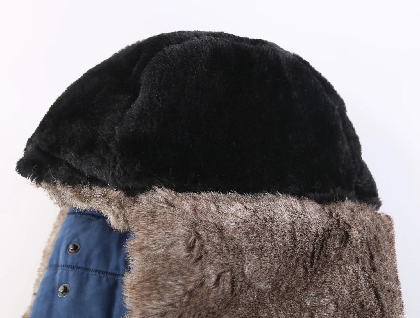 Connectyle Men's Warm Chunky Trapper Hat Removable Windproof Winter Russian Hats with Mask Ushanka Hat
