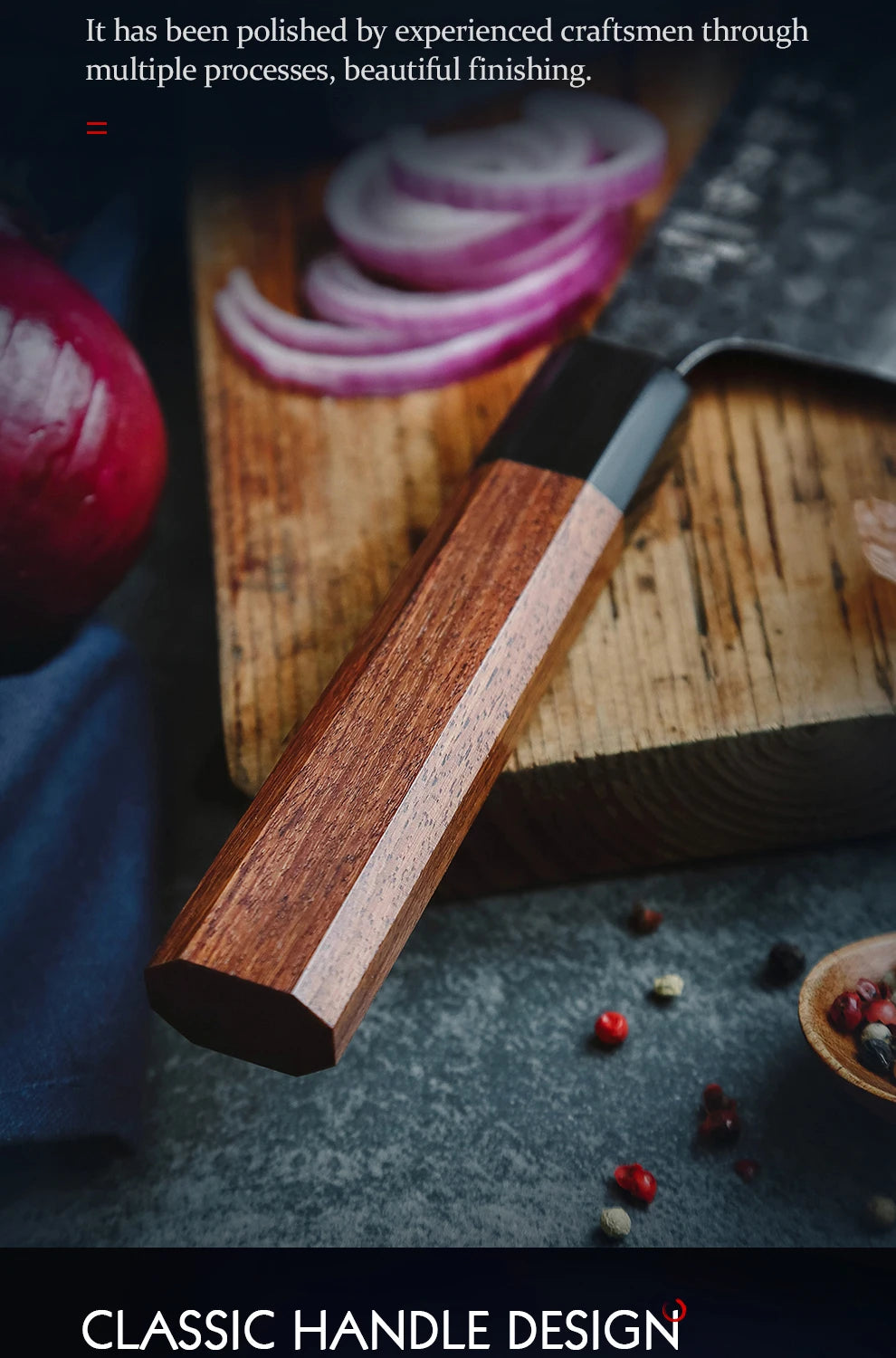 1PC-5PC Kitchen Knife Set Chef Utility Stainless Steel 3 Layers Composite