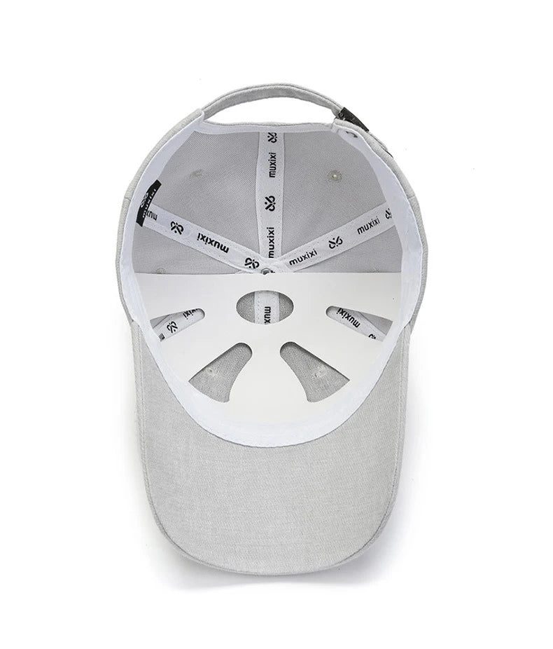 Baseball Cap New Spring Summer Solid Sunhat Embroidered Men Women