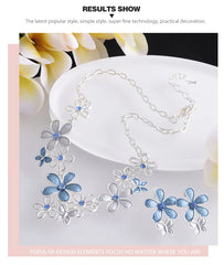 Necklace Streetwear Flower Daisy Accessories Jewelry Luxury Chains Pendant