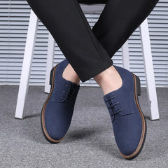 Men Dress Shoes Fashion Men Oxford Leather Shoes Comfortable Formal Shoes