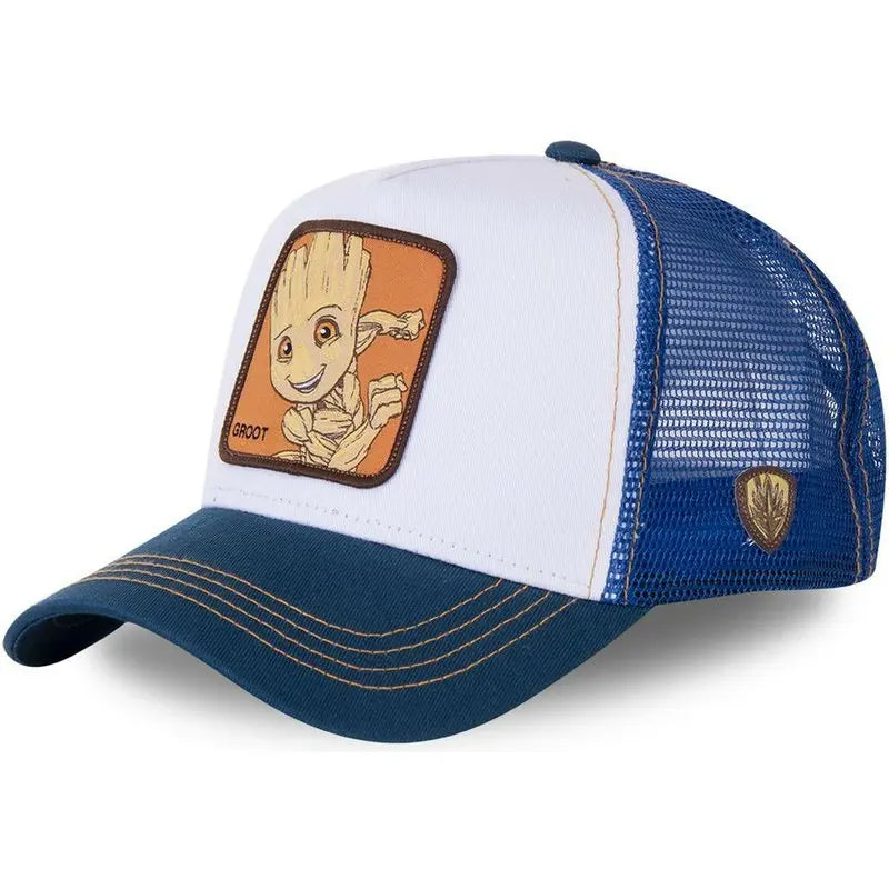 Disney Marvel Star Wars Anime Cartoon Snapback Cotton Baseball Cap Men