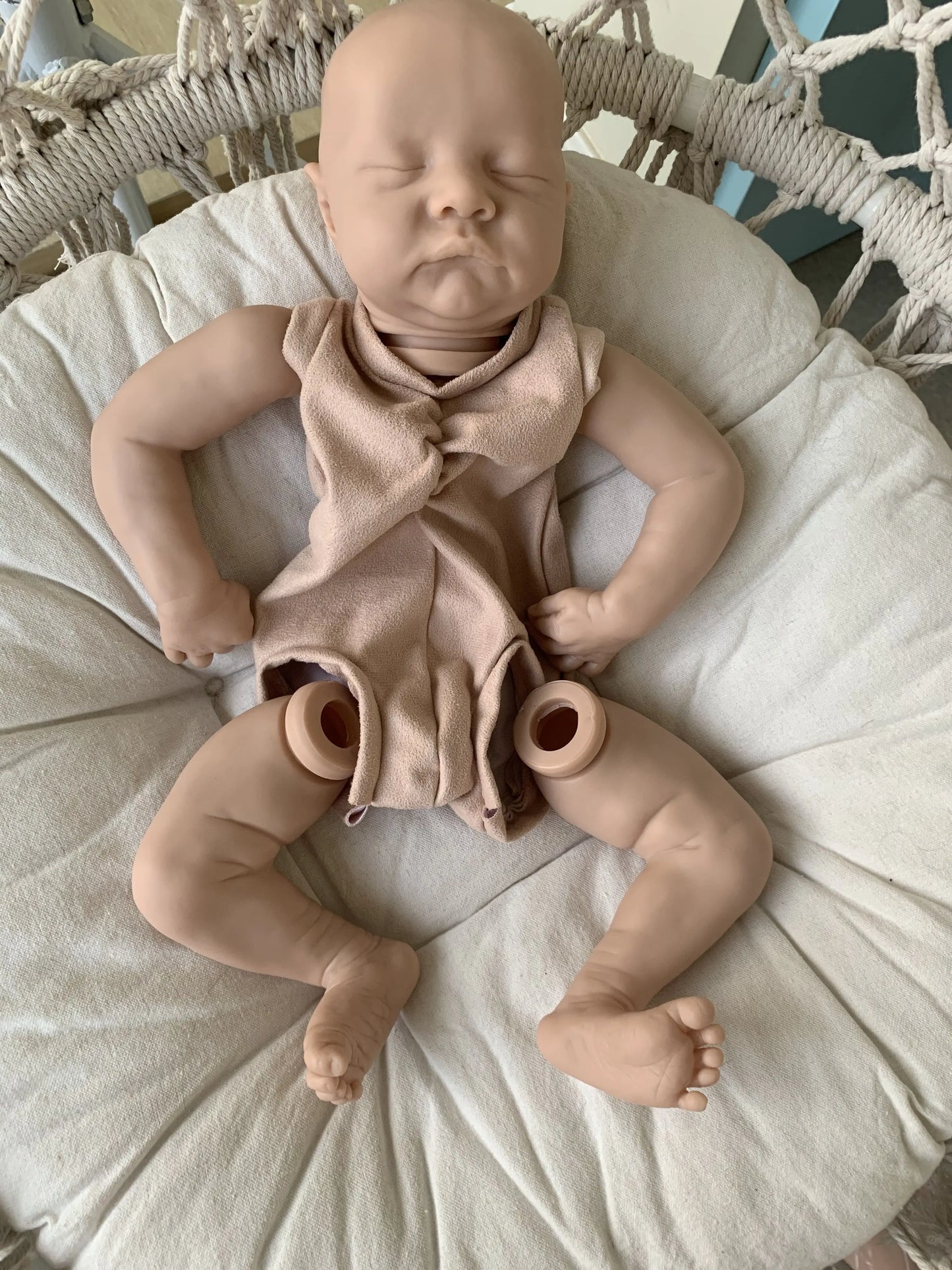 NPK 21inches reborn doll kit Levi By Bonnie lifelike real soft touch unfinished doll parts